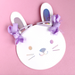 Lauren Hinkley Lavender Mini Grosgrain Hair Clips