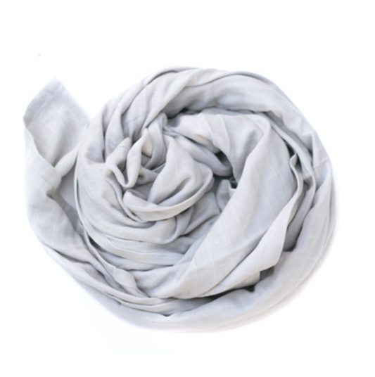 Burrow & Be Basics Muslin Wrap Grey