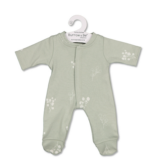 Burrow & Be Doll Clothing Sprig Sleep Suit 32-38cm