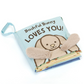 Jellycat Bashful Bunny Loves You Fabric Book