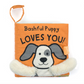 Jellycat Bashful Puppy Loves You Fabric Book