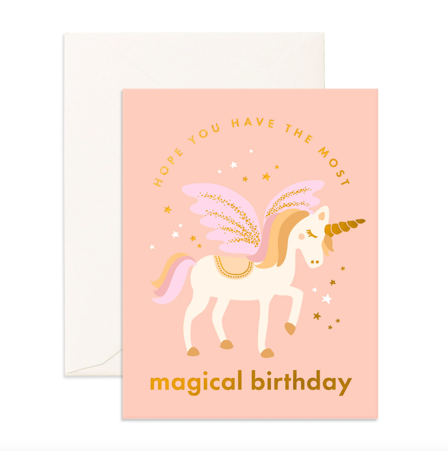 Magical Birthday Unicorn Greeting Card