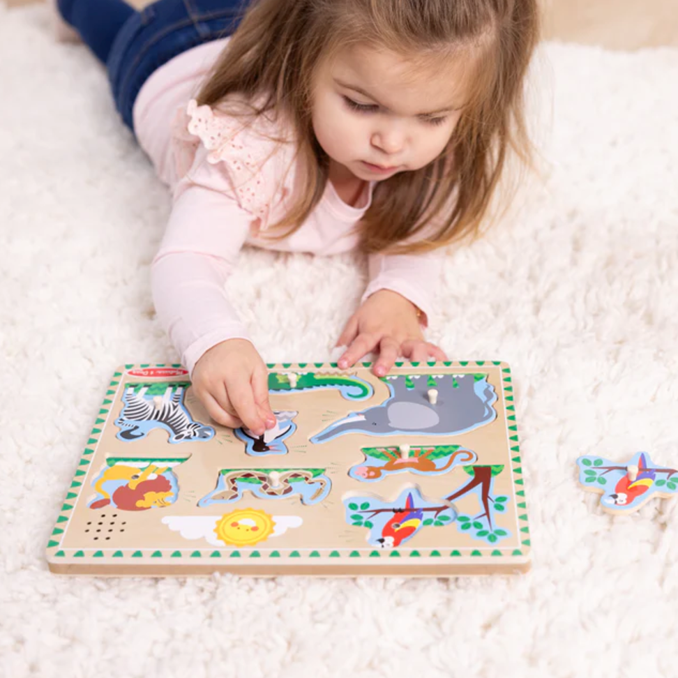 Melissa & Doug Zoo Animals Sound Puzzle