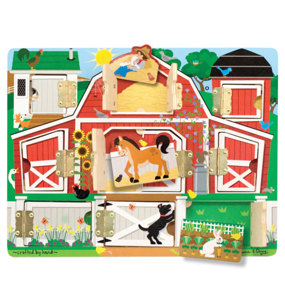 Melissa & Doug Magnetic Farm Hide & Seek