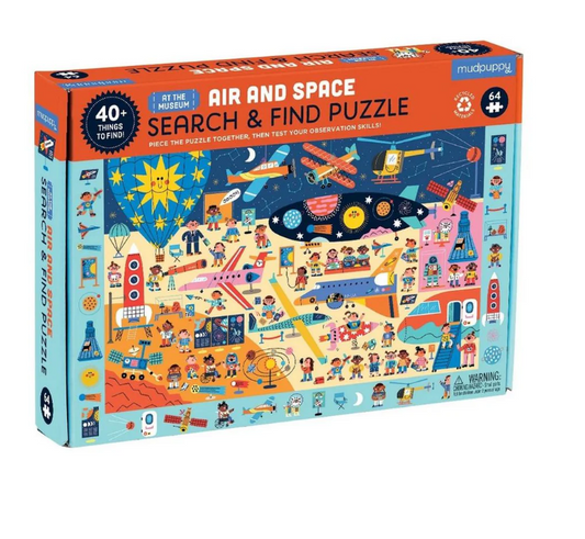 Search & Find 64 Piece Air and Space Museum