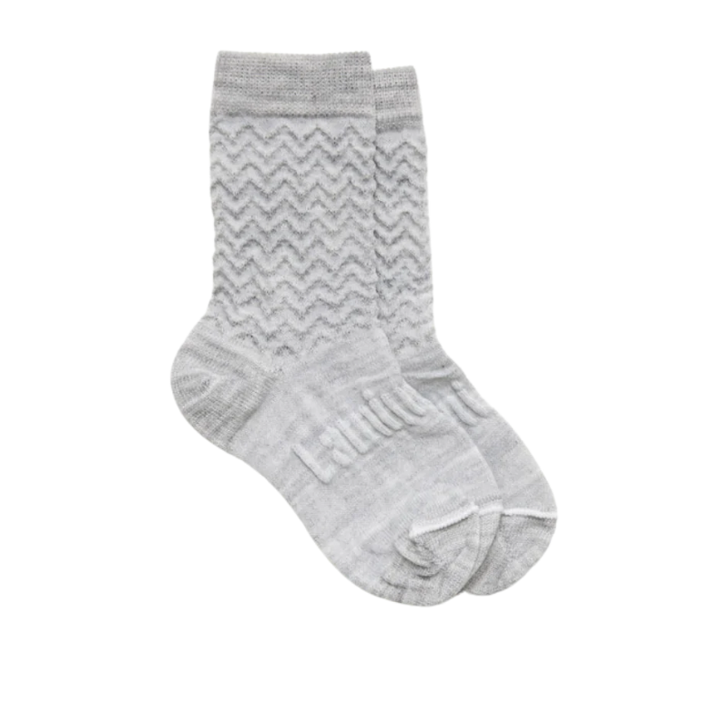 Lamington Baby Merino Crew Socks Bunny