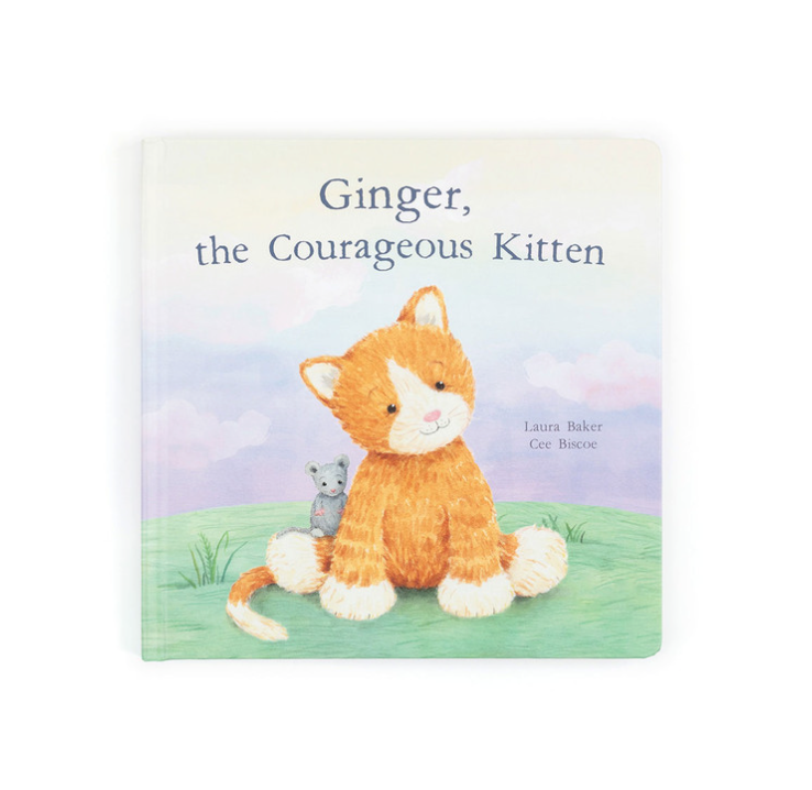 Jellycat Ginger, the Courageous Kitten Book