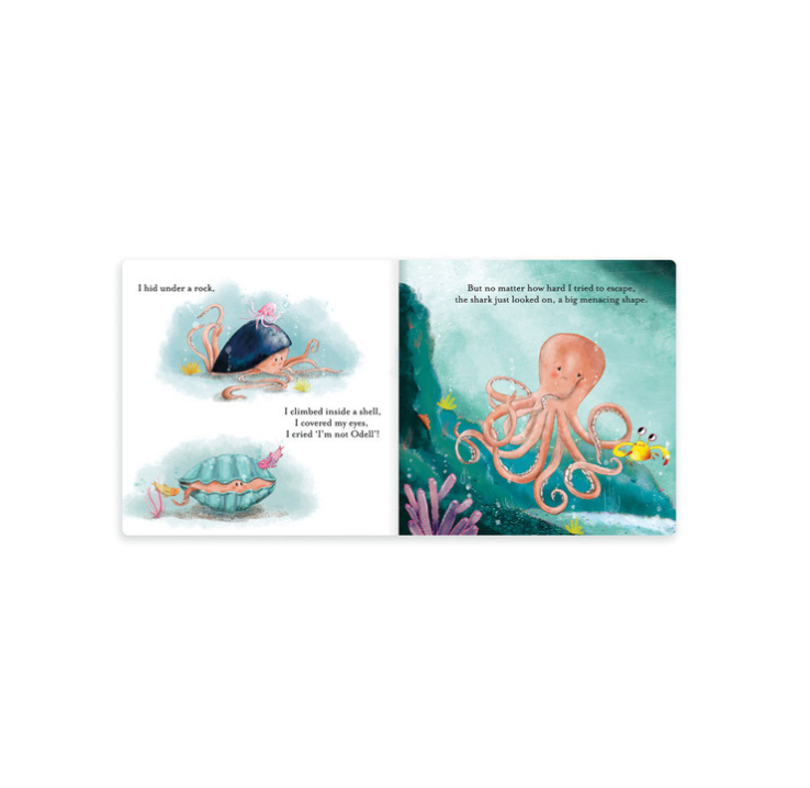 Jellycat The Fearless Octopus Book