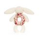 Jellycat Blossom Cream Bunny 'Berry' Ring Rattle