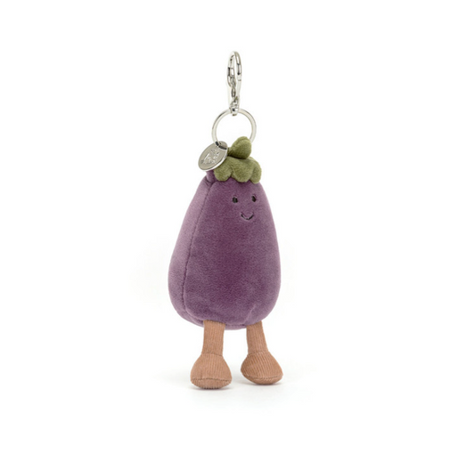 Jellycat Vivacious Aubergine Bag Charm