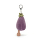 Jellycat Vivacious Aubergine Bag Charm