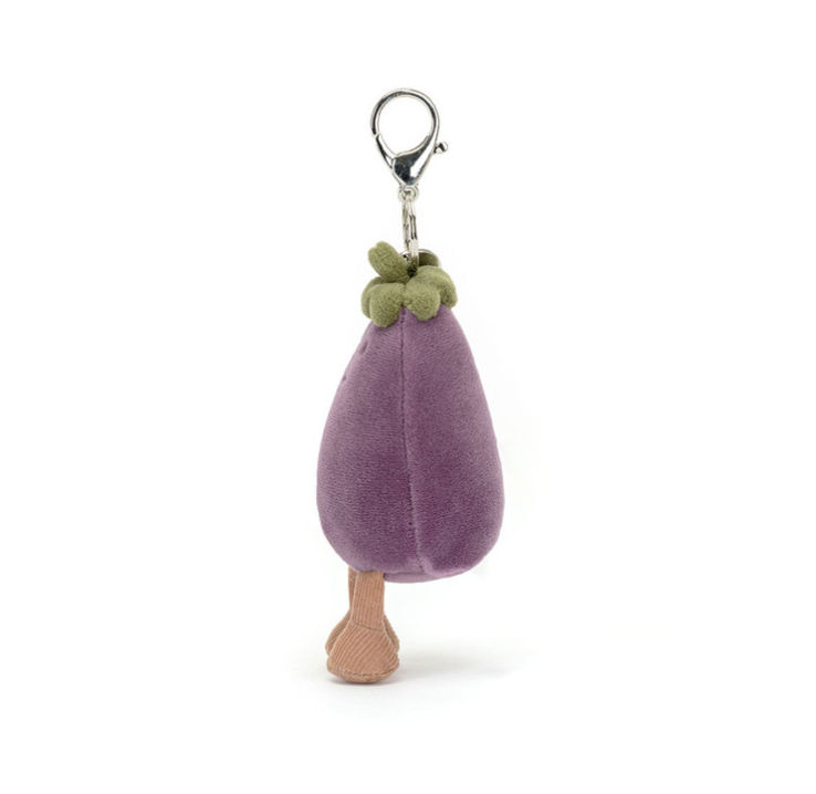 Jellycat Vivacious Aubergine Bag Charm