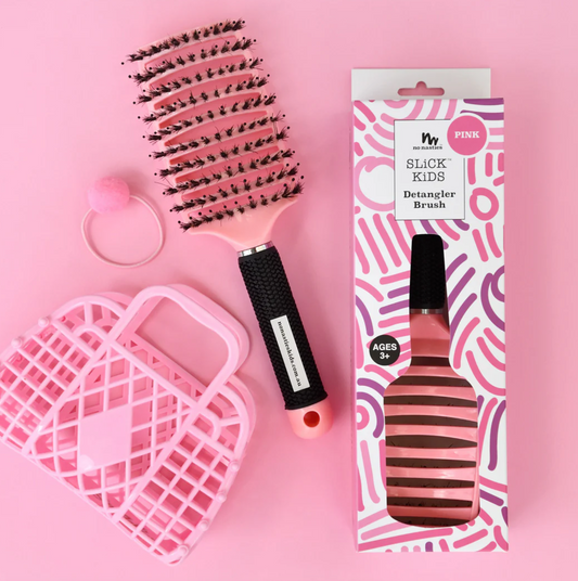 No Nasties Detangler Brush Pink