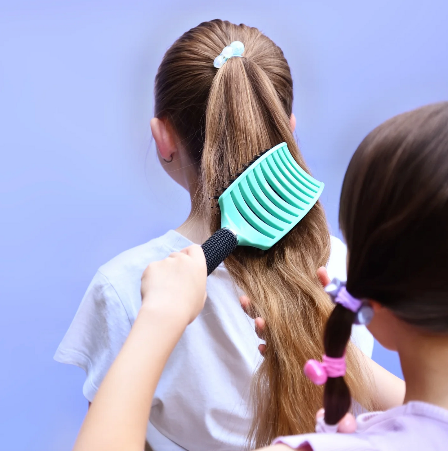No Nasties Detangler Brush Aqua