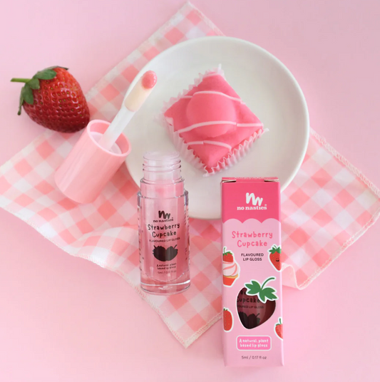 No Nasties Lip Gloss Strawberry Cupcake