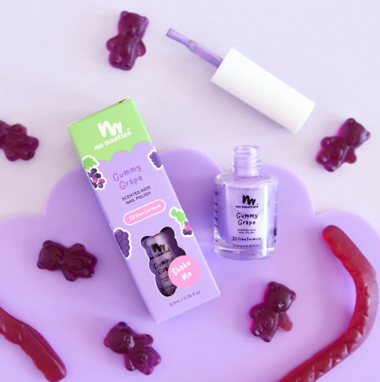 No Nasties Nail Polish Scented Gummy Grape | Purple