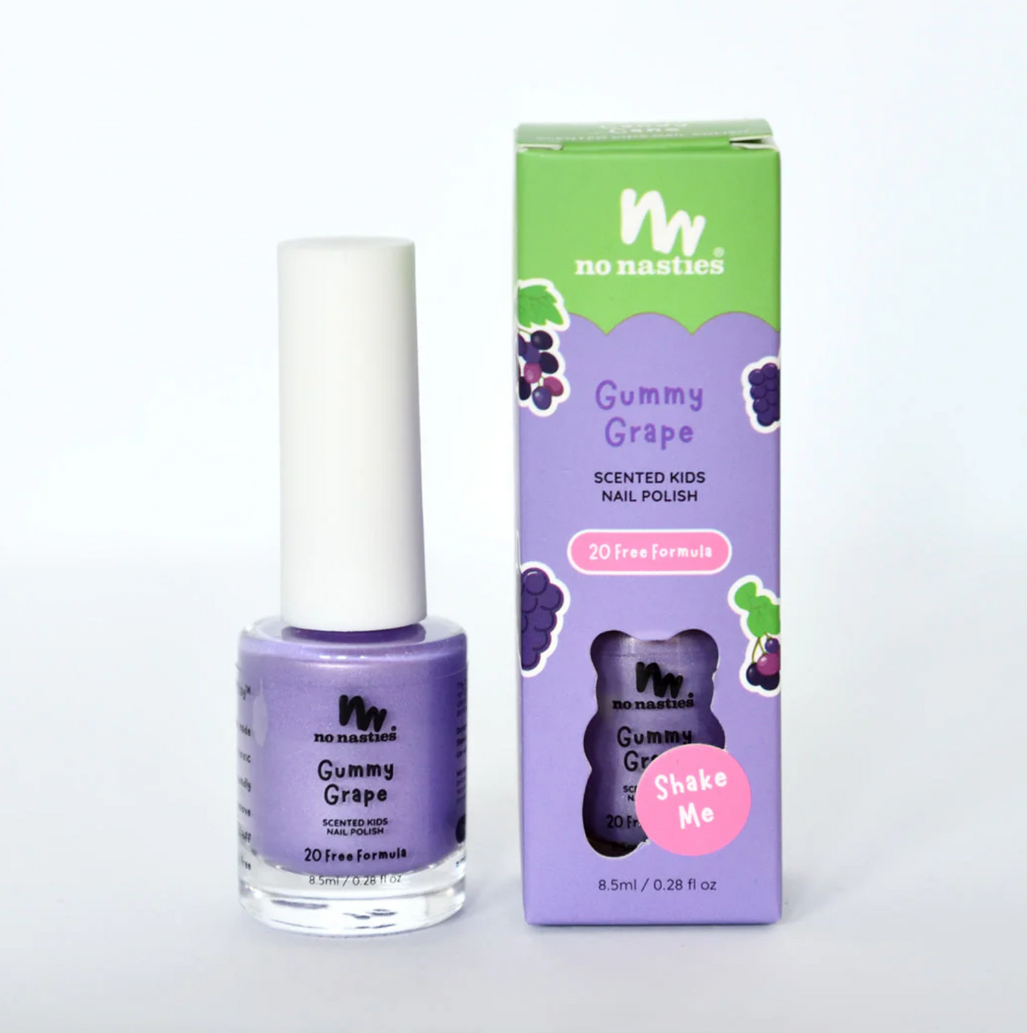 No Nasties Nail Polish Scented Gummy Grape | Purple
