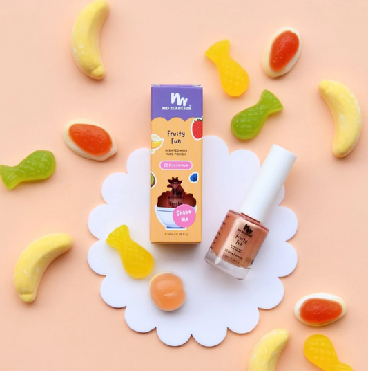 No Nasties Nail Polish Scented Fruity Fun | Peach