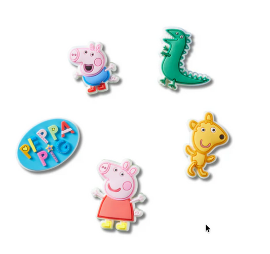 Jibbitz Peppa Pig Character 5 Pack