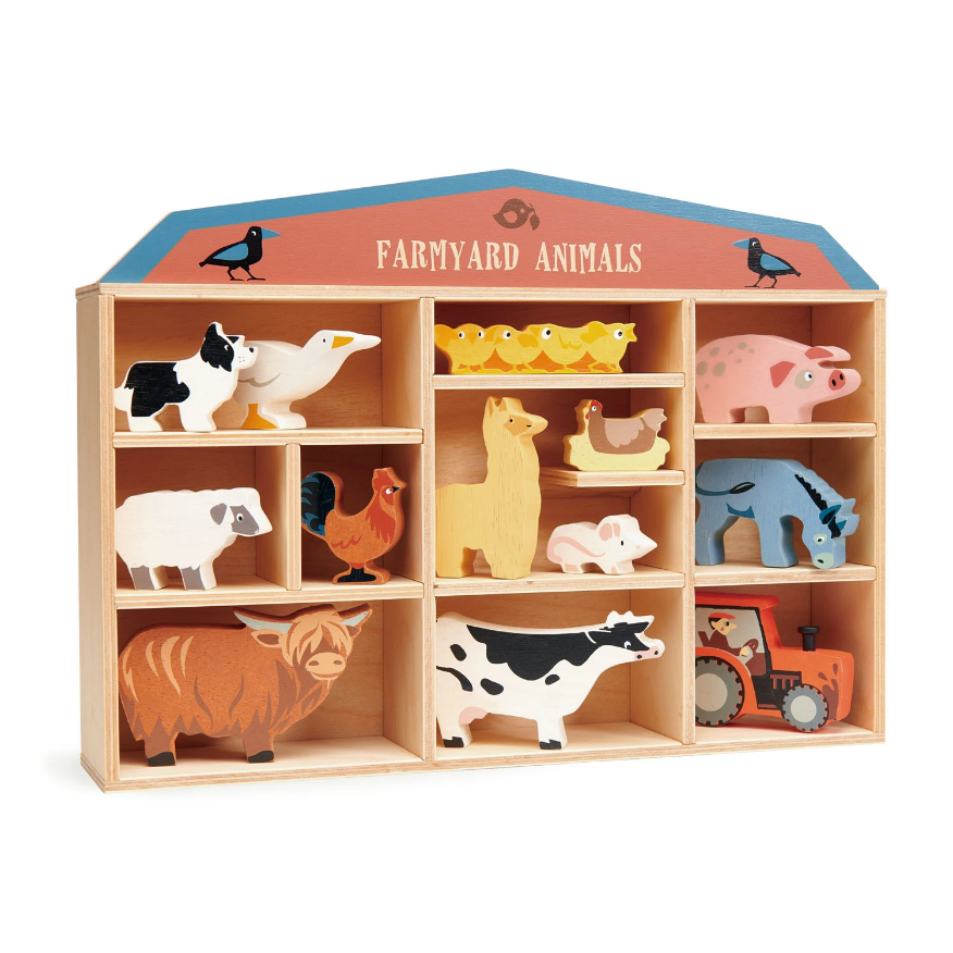 Wooden Farm Yard Set