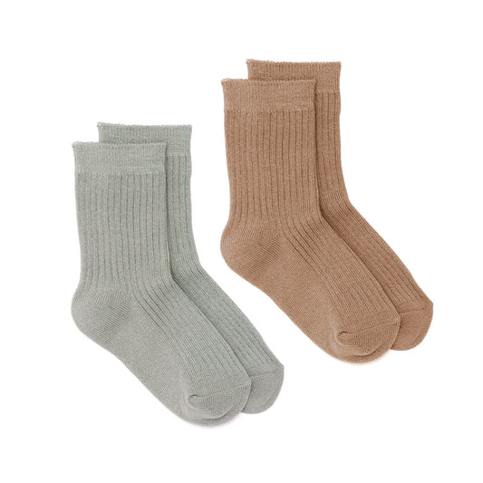 Pretty Brave Jordan Socks Sage/Tan