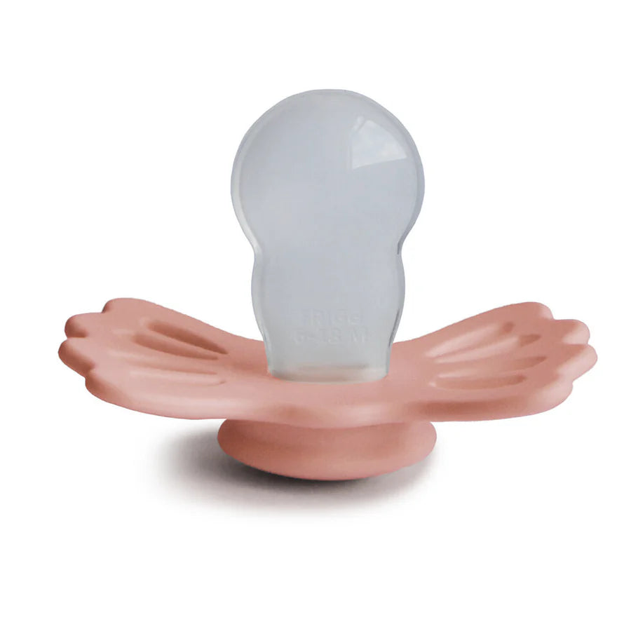 Frigg Symmetrical Lucky Silicone Pacifiers Peach