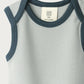 Babu Organic Cotton Singlet Bodysuit Sky Contrast