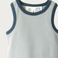 Babu Organic Cotton Singlet Sky Contrast