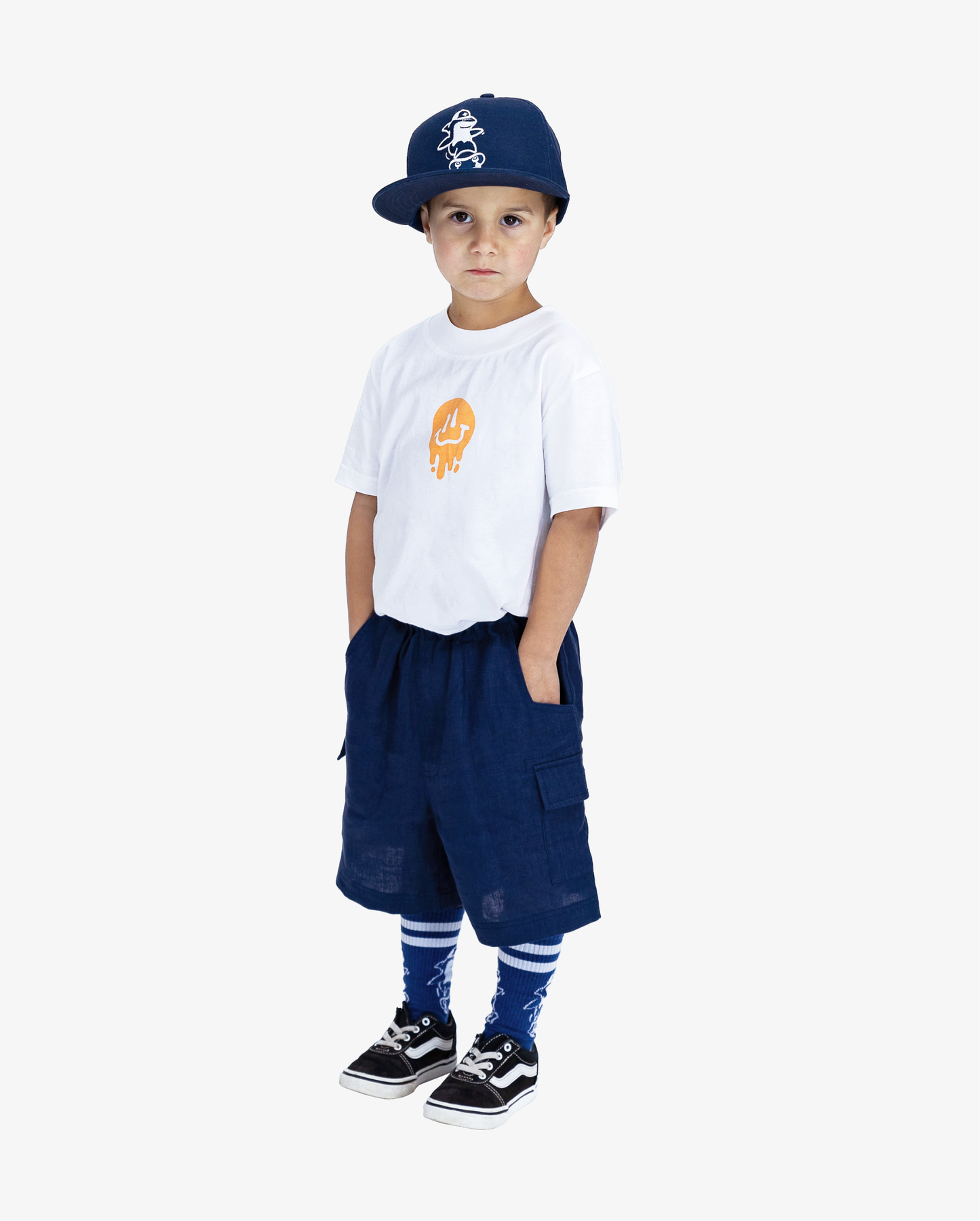 Band of Boys Flat Peak Cap Skater Shark