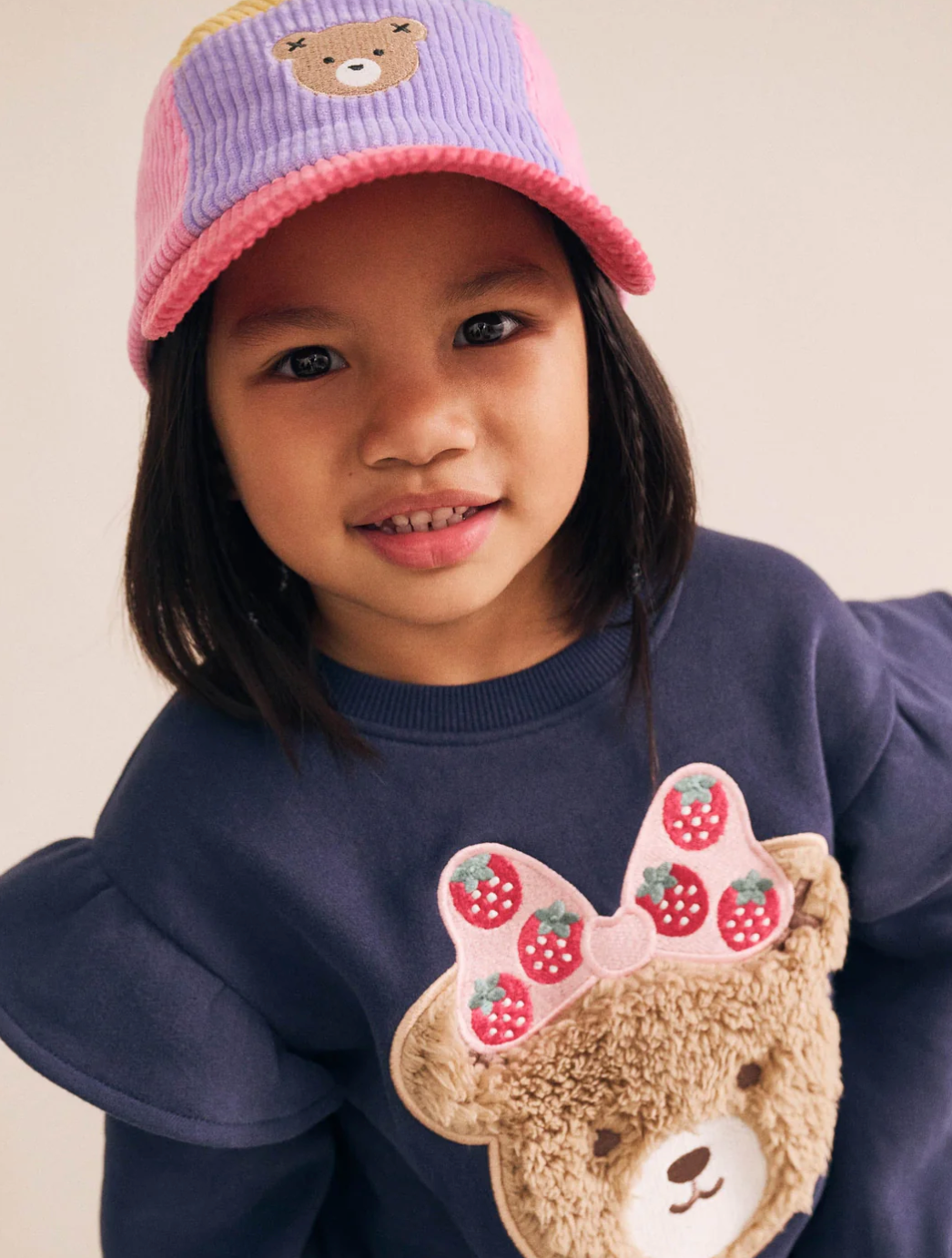 Huxbaby Strawberry Fields Huxette Bow Sweatshirt