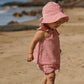 Nature Baby Petal Set Red Gingham Check