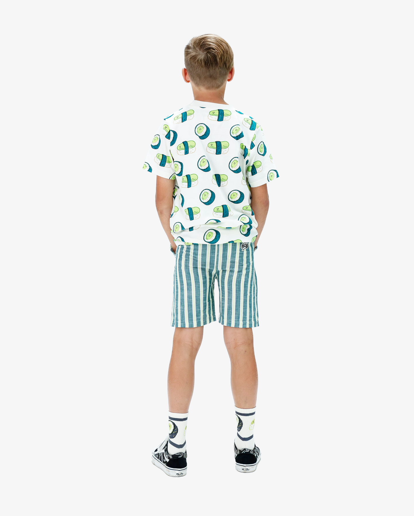 Band of Boys Shorts Sushi Stripe