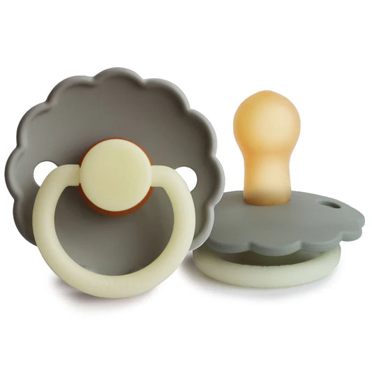 Frigg Moon Phase Natural Rubber Pacifiers Portobello Night
