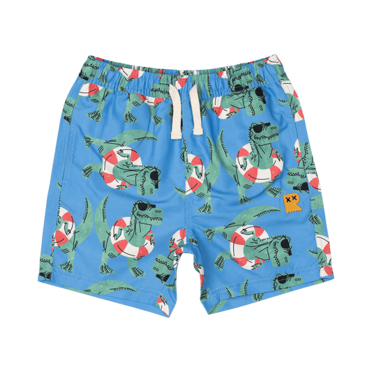 Rock Your Kid Dino Swim Boardshorts