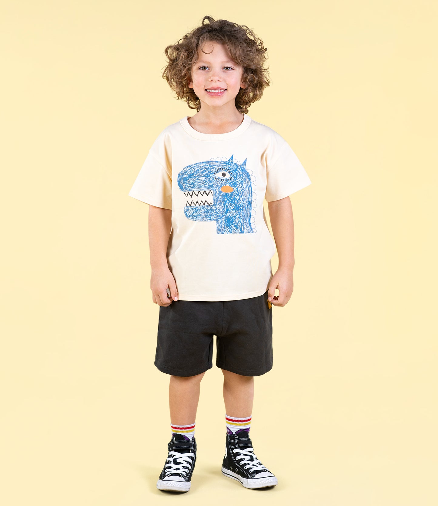 Rock Your Kid Black Walk Shorts