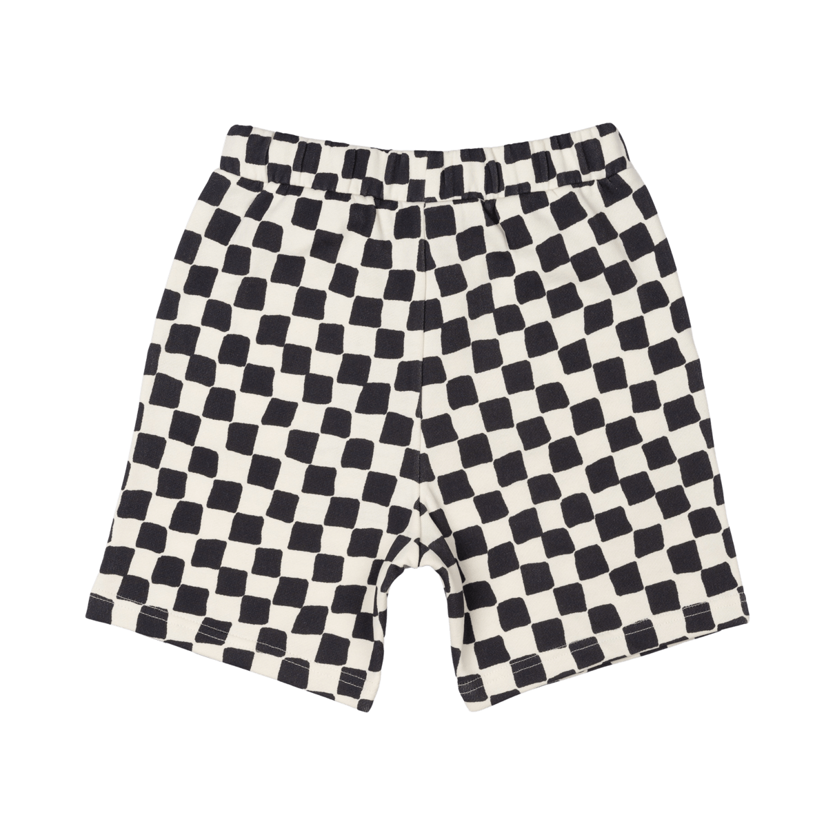 Rock Your Kid Black Checker Shorts