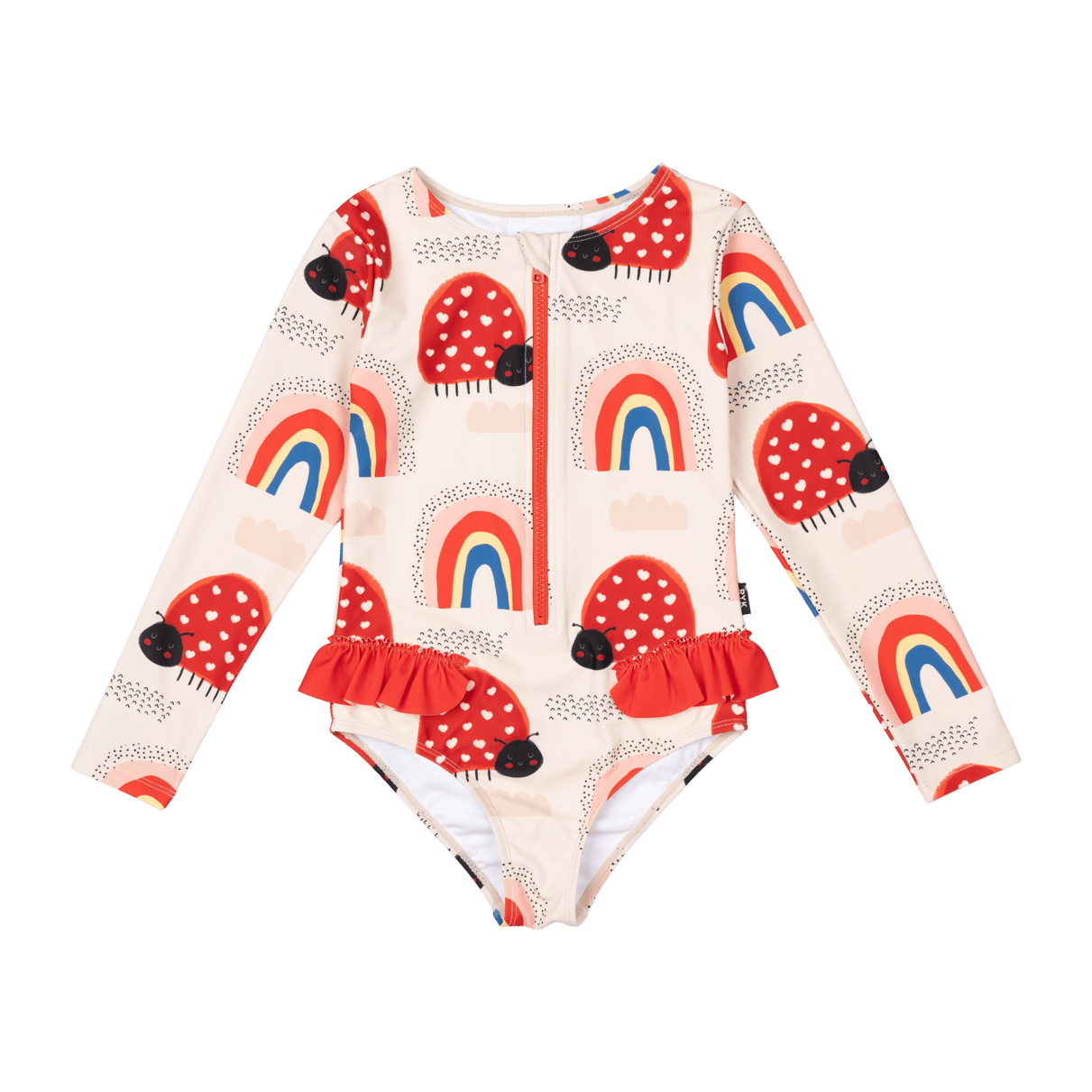 Rock Your Kid Love Bug Rainbow One Piece