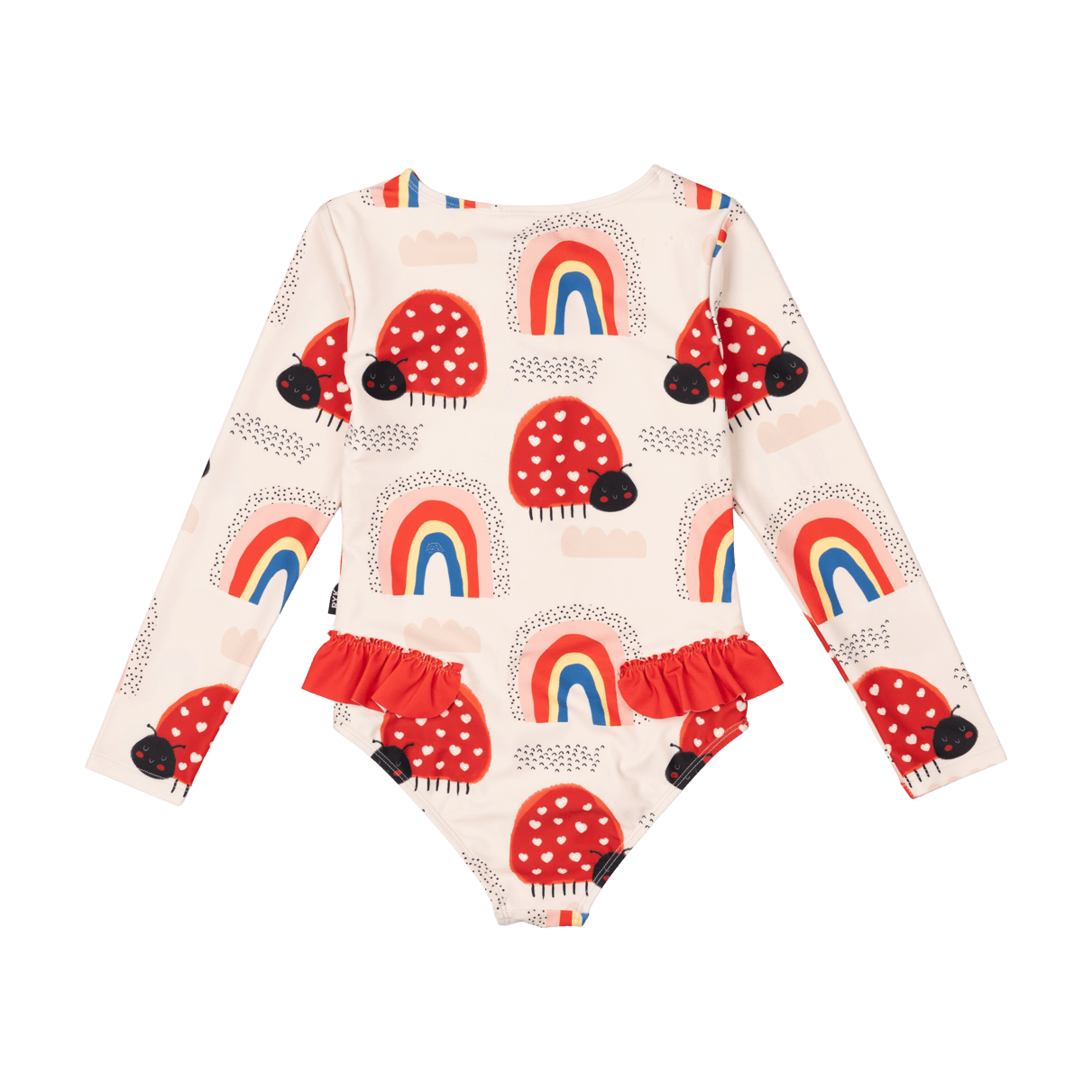 Rock Your Kid Love Bug Rainbow One Piece