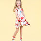 Rock Your Kid Love Bug Rainbow Waisted Dress