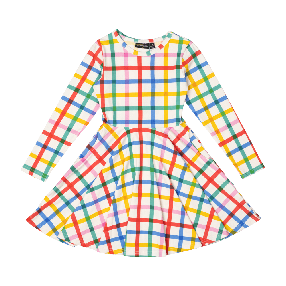 Rock Your Kid Check it Out Waisted Dress