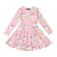 Rock Your Kid Dotty Unicorn Waisted Dress