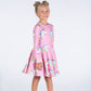 Rock Your Kid Dotty Unicorn Waisted Dress