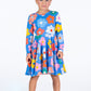 Rock Your Kid Happy Flowers Waisted Dress