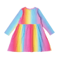 Rock Your Kid Rainbow Long Sleeve Dress