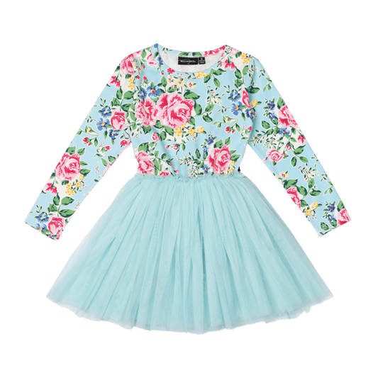 Rock Your Kid Garden Circus Dress Blue