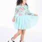 Rock Your Kid Garden Circus Dress Blue