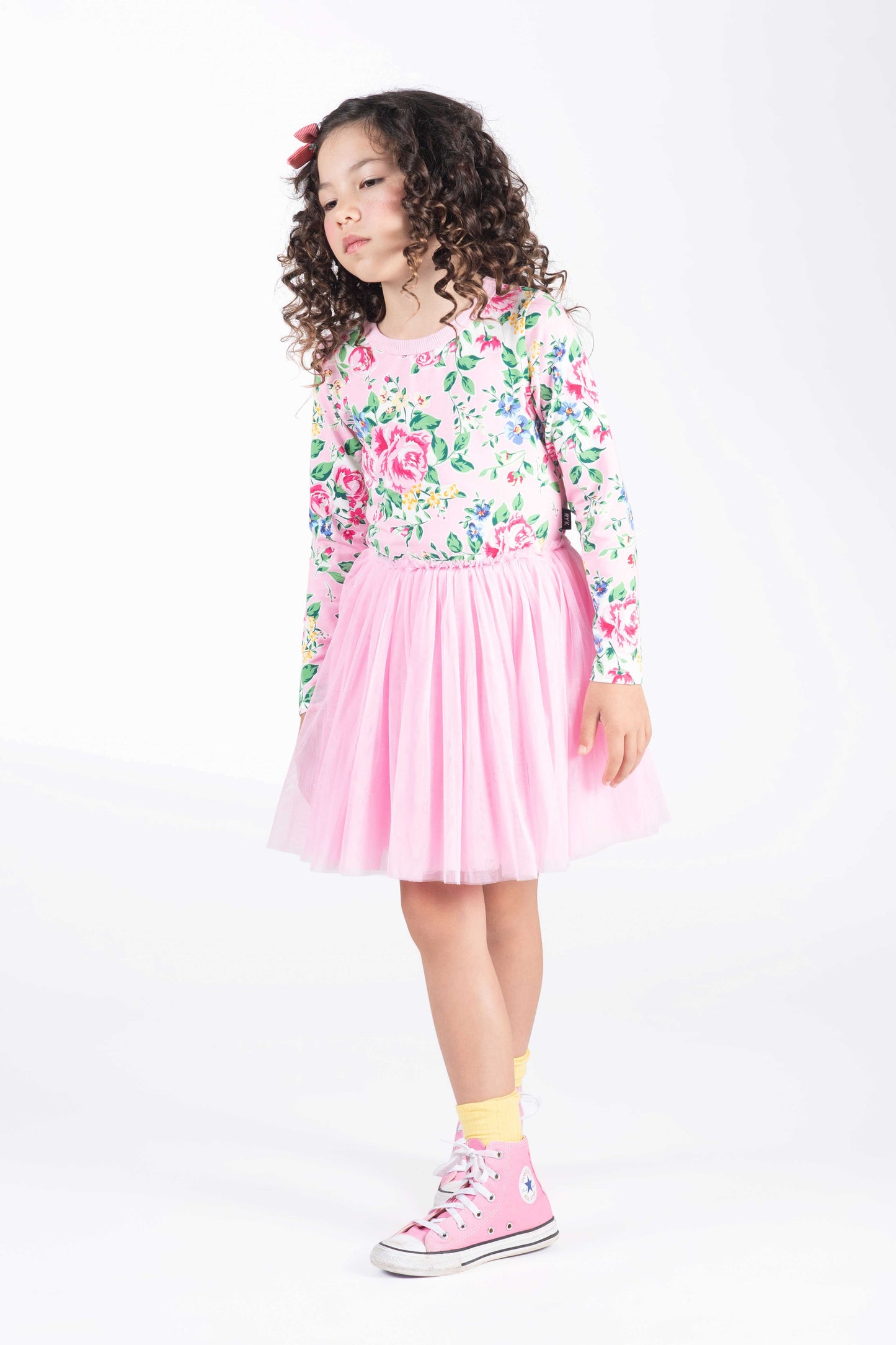 Rock Your Kid Garden Circus Dress Pink