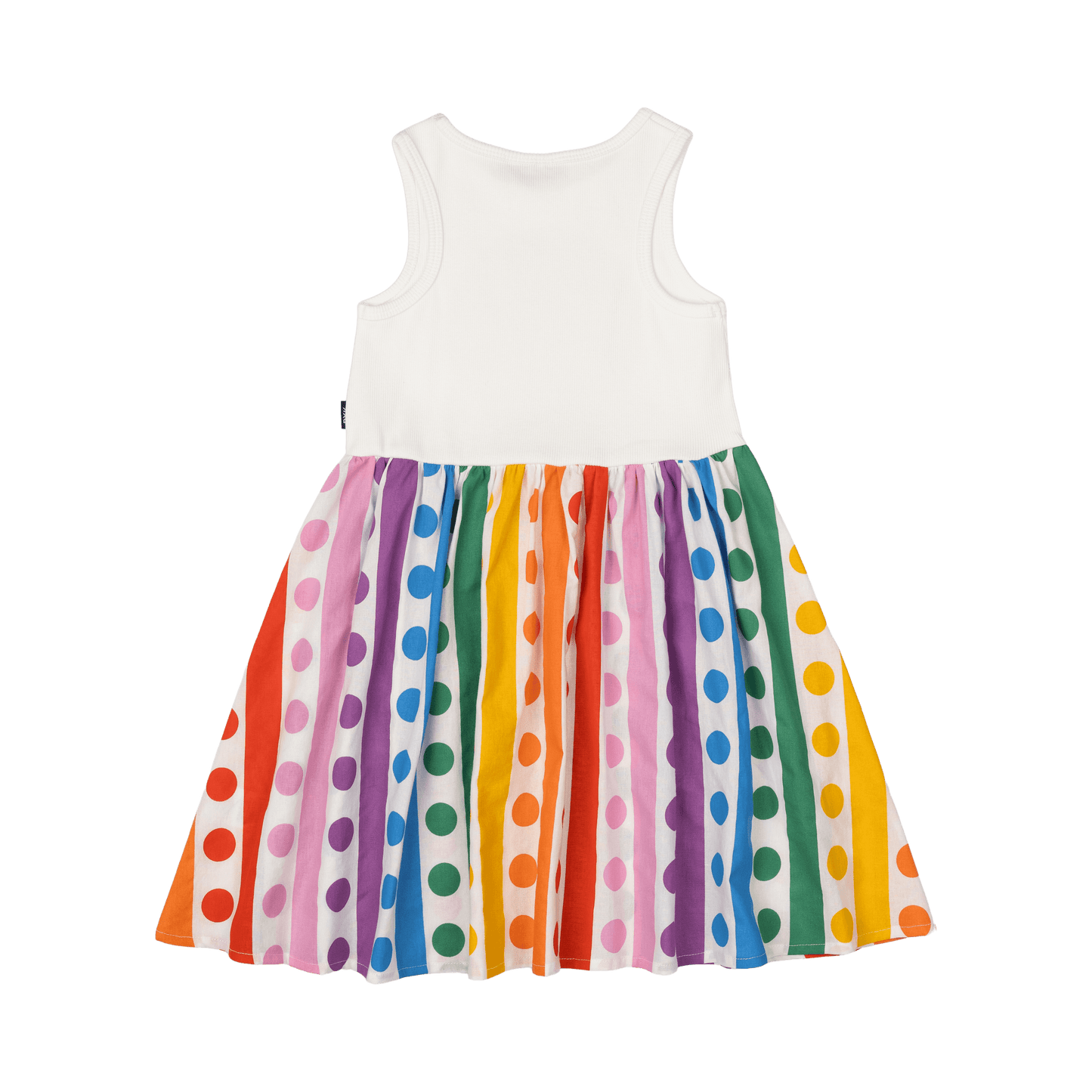 Rock Your Kid Rainbow Drops Singlet Dress