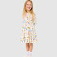 Rock Your Kid Unicorn Flags Long Sleeve Waisted Dress