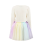 Rock Your Kid Unicorn Flags Long Sleeve Circus Dress